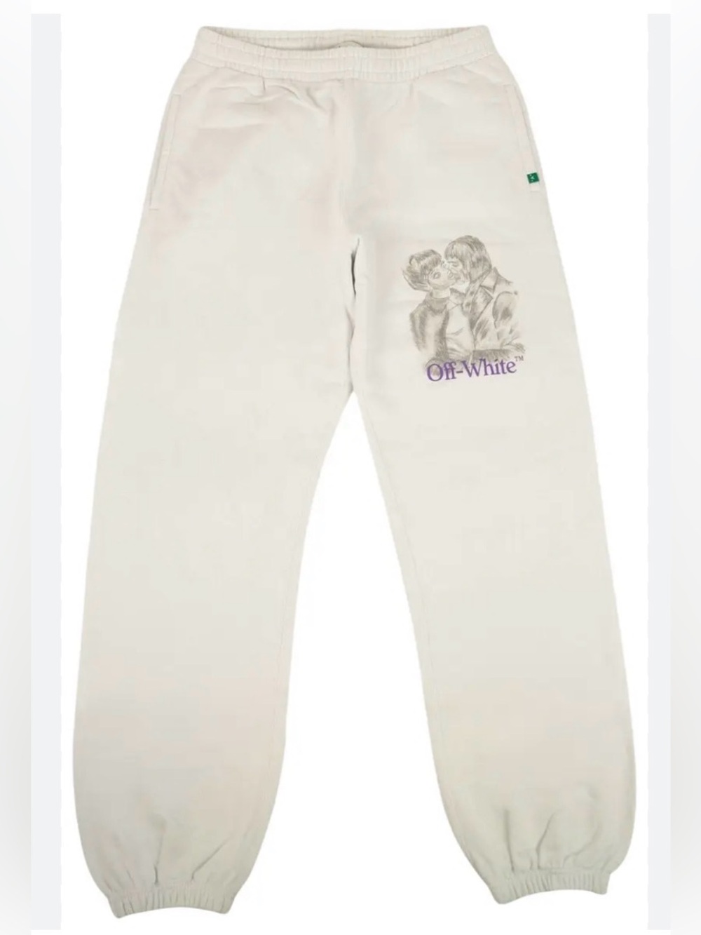 Off-White White Sweatpants pencil kiss
